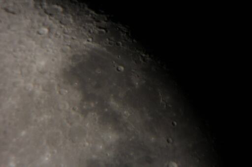 Close-up of the moon
