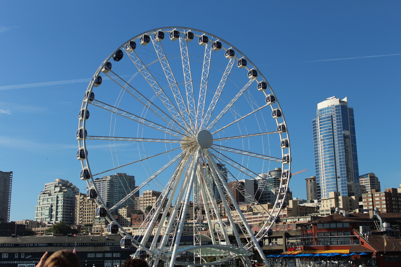 The Great Wheel on the waterfront in Seattle, WA