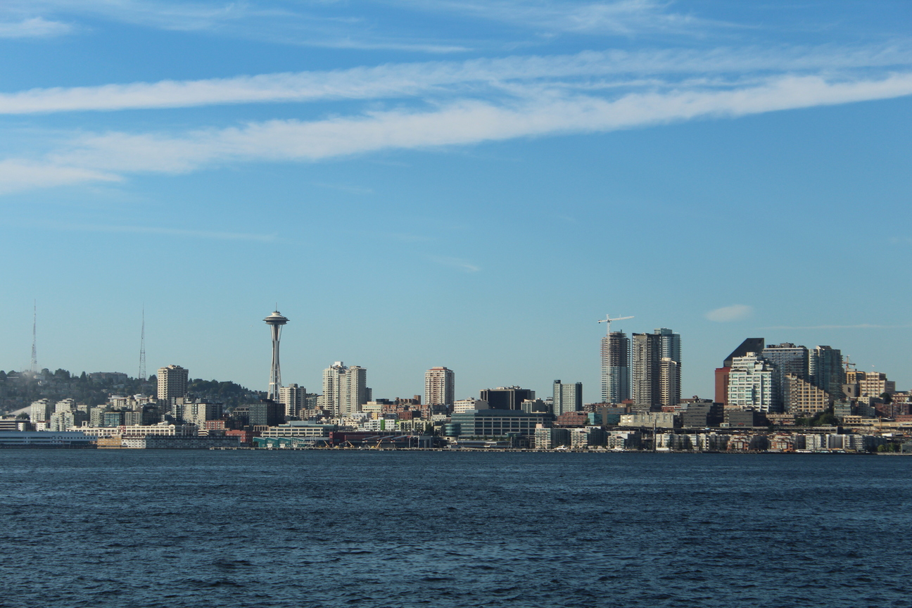 The Seattle Skyline from the waterfront